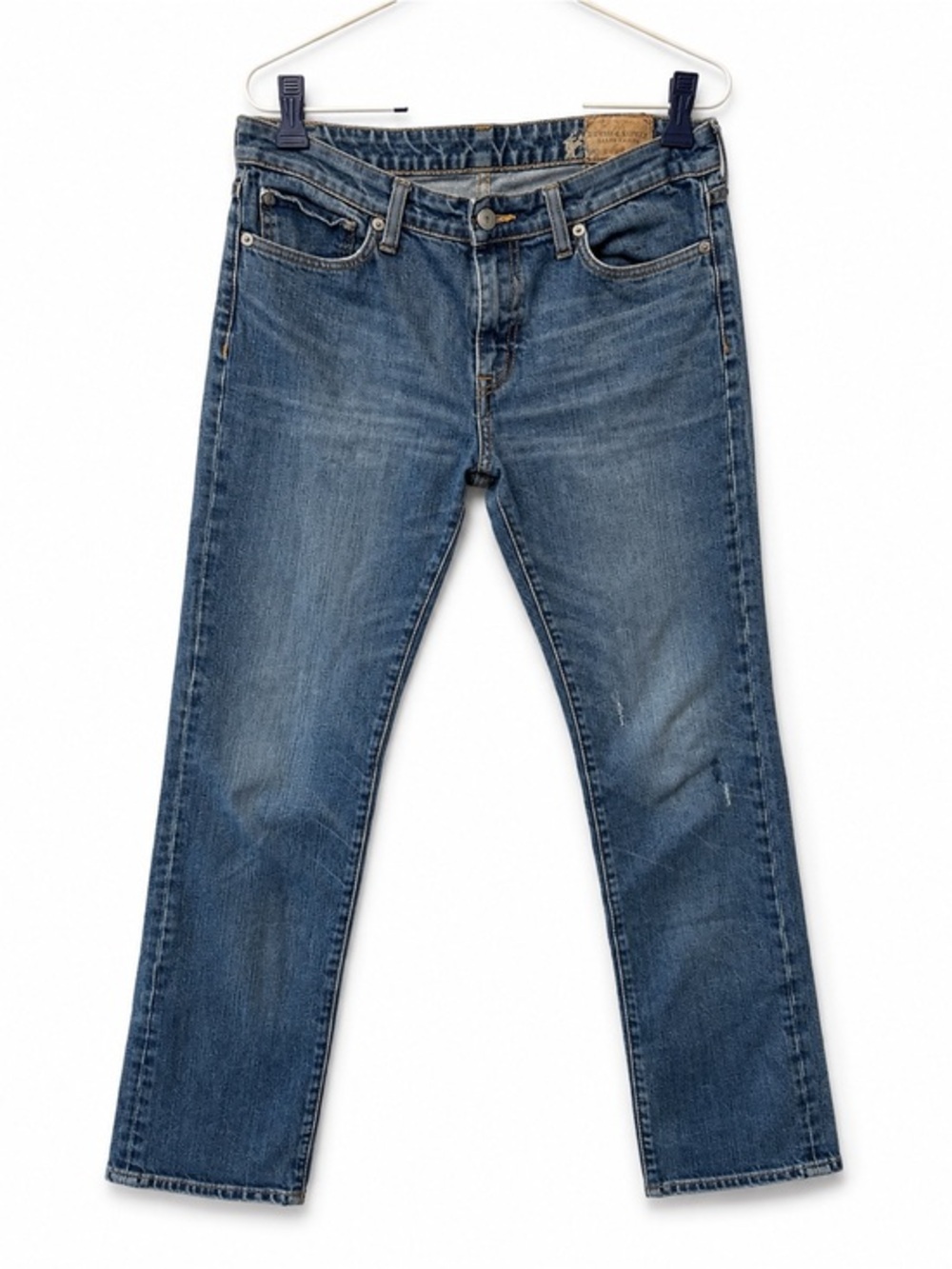Denim & Supply Ralph Lauren Vintage Wash Straight Leg Jeans Distressed 31x32